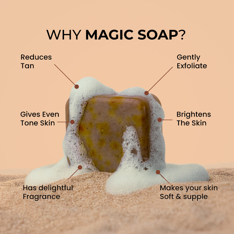 Glolabs Magic Soap - Instant Tan & Dead Skin Remover