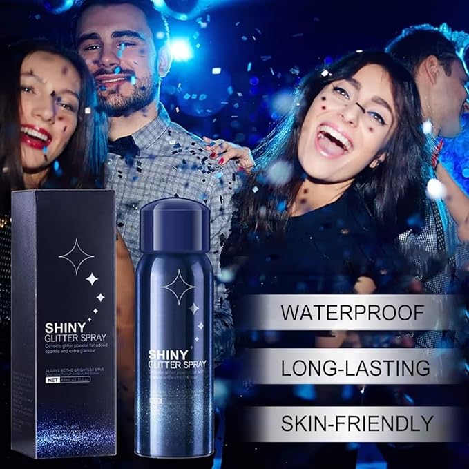 💖Waterproof Glitter Spray Stage Party Hair and Clothes (Pack of